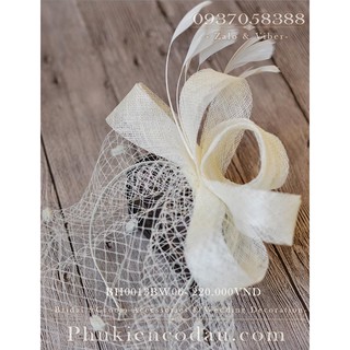 Mũ lưới cô dâu BH0013BW06