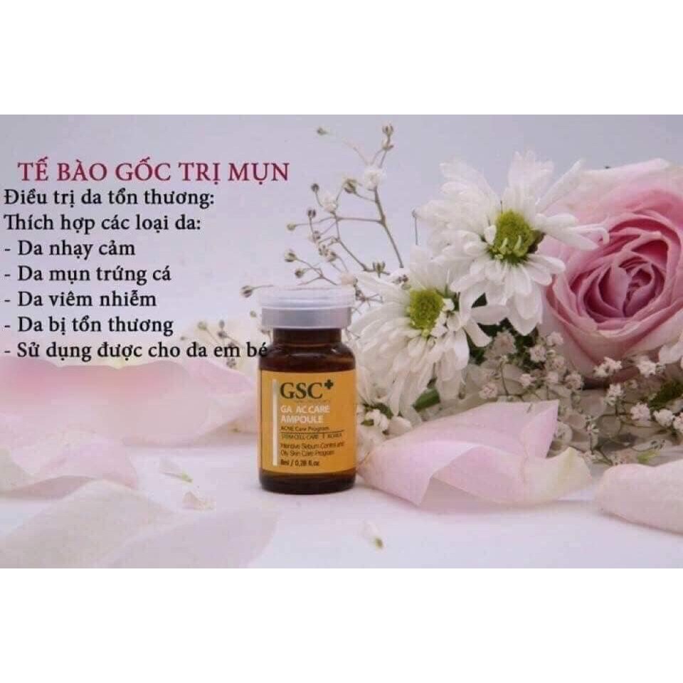 Tế Bào Gốc Giảm Mụn GSC GA AC Care Ampoule - 01 ống x 8ml