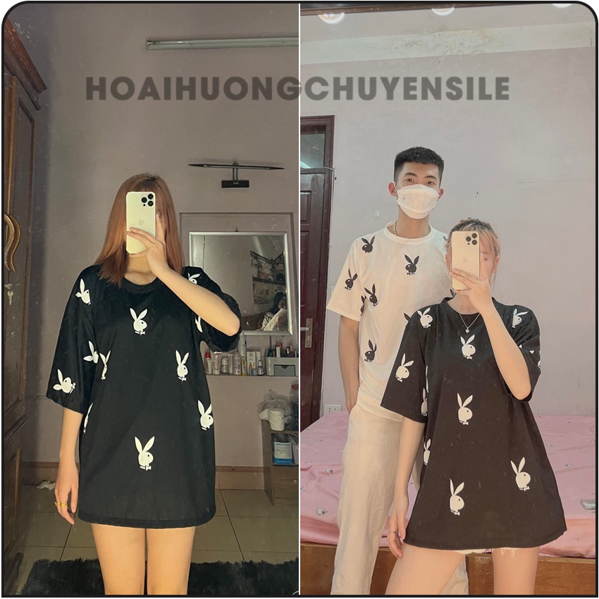 Áo Phông Thỏ Play.me 2 H&H CLOTHES Màu Ảnh Thật T2 Video