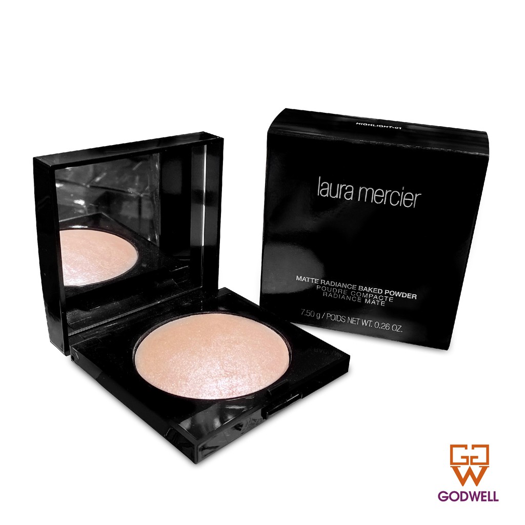 [LAURA MERCIER] Phấn bắt sáng Laura Mercier Matte Radiance Baked Powder Highlight #01