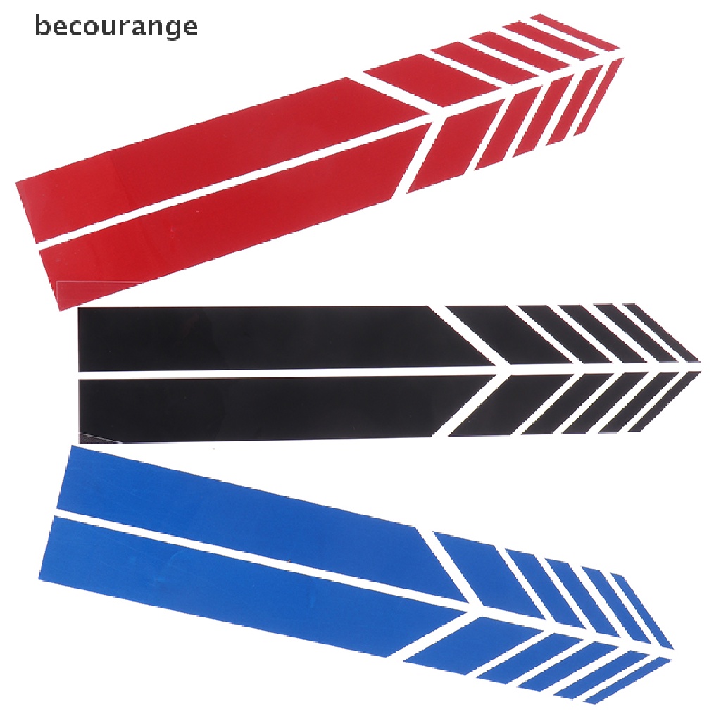 Bộ 2 Miếng Dán Trang Trí Gương Chiếu Hậu Xe Hơi Họa Tiết Kẻ Sọc