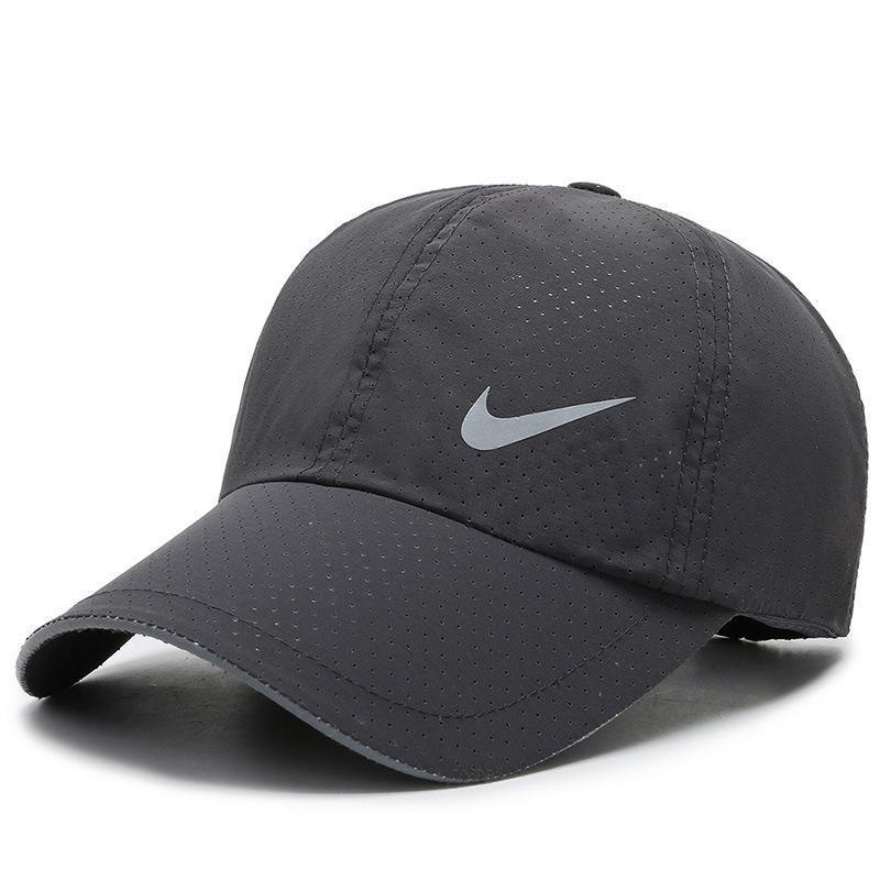Adidas/Nike Mũ Lưỡi Trai Chất Liệu Polyester Phối Lưới Nhanh Khô Thời Trang Mùa Hè Cho Nam Và Nữ