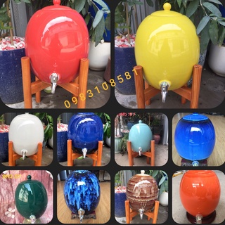 Bình nước 5 lít siêu thị gốm sứ bát tràng