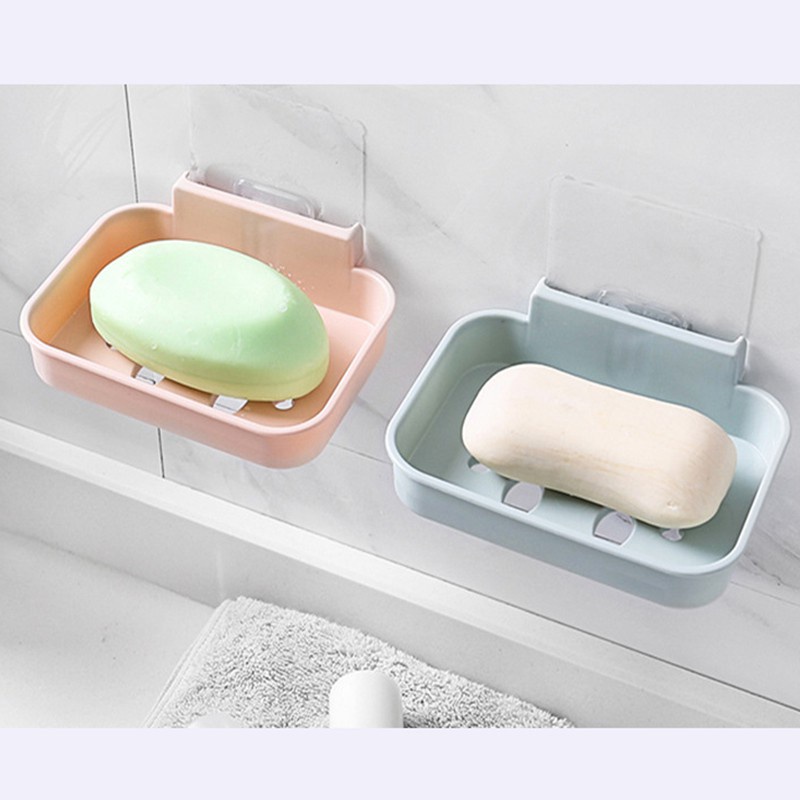 [FREESHIP 50k] Khay để xà phòng mặt cười có kèm móc dính giá sỉ 2454 SIÊU THỊ 24/7