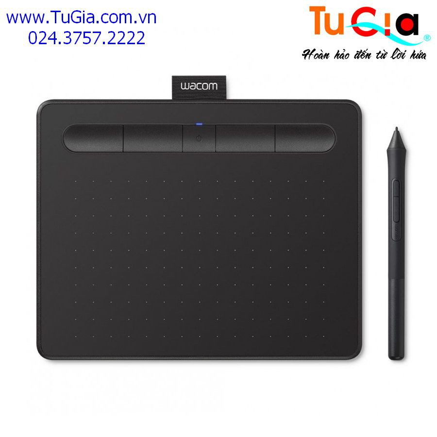  Bảng vẽ cảm ứng Wacom Intuos S CTL-4100 Small (Black) - Hàng chính hãng