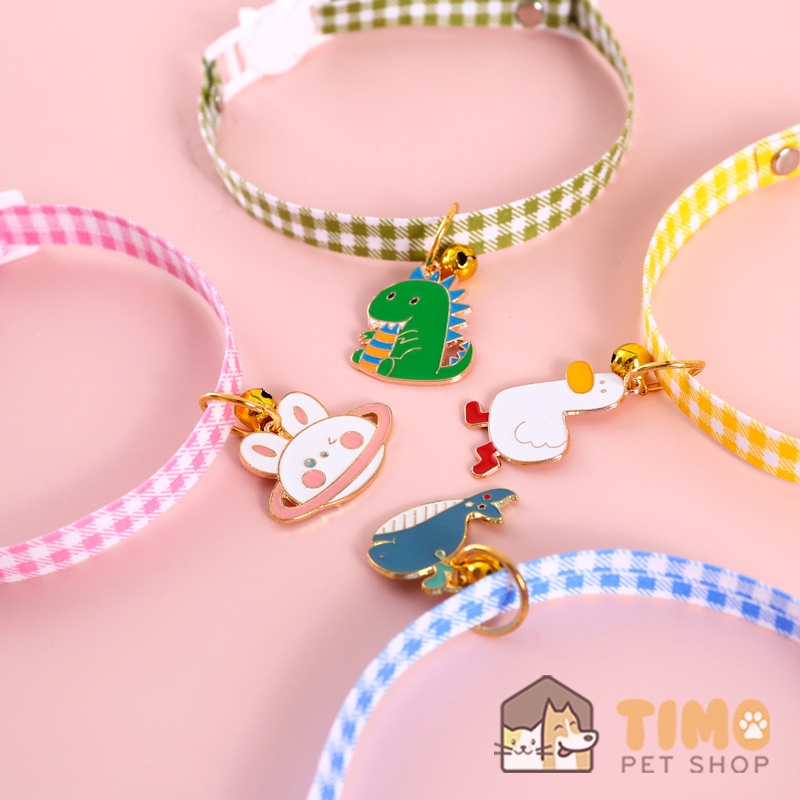 Vòng cổ chuông cao cấp cho mèo -  Hình Thú dễ thương  (Loại 2)