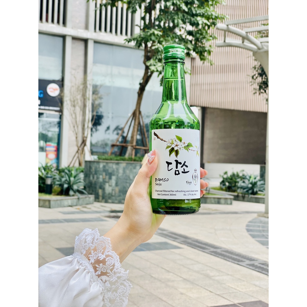 Soju Trái Cây Damso Hàn Quốc Vị Truyền Thống 360ml