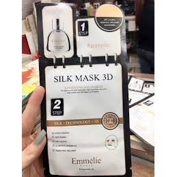 6 Mặt nạ lụa tơ tằm EMMELIE Silk Mask 3D Pháp ( trăng lên sau 30p đắp nạ)