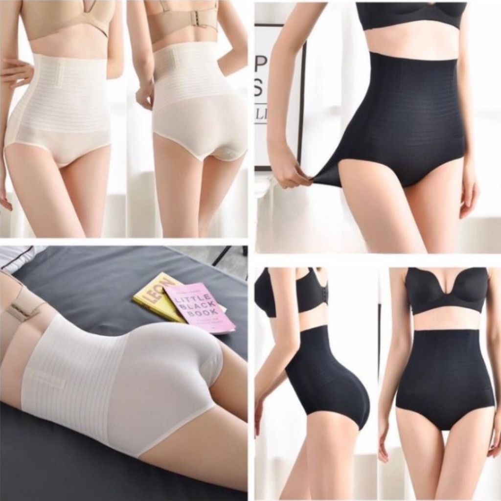 Quần gen nịt bụng giảm mỡ giữ eo đai nịt bụng định hình chống cuộn, quần lót nữ cạp cao đúc su DOPICO N7777
