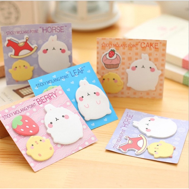 Giấy note hình gà con dễ thương 60 tờ