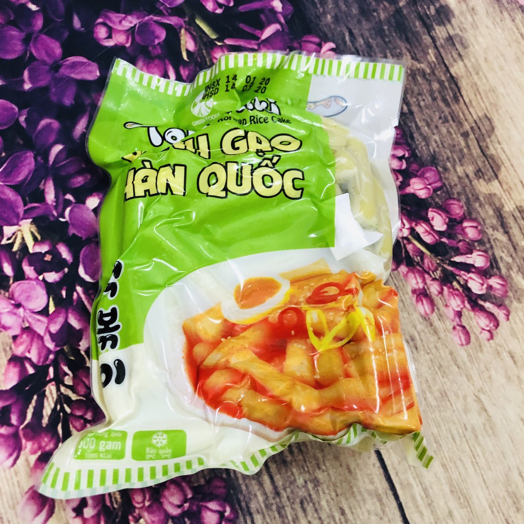 BÁNH GẠO TOKBOKKI VỊ LÁ DỨA GÓI 500GR