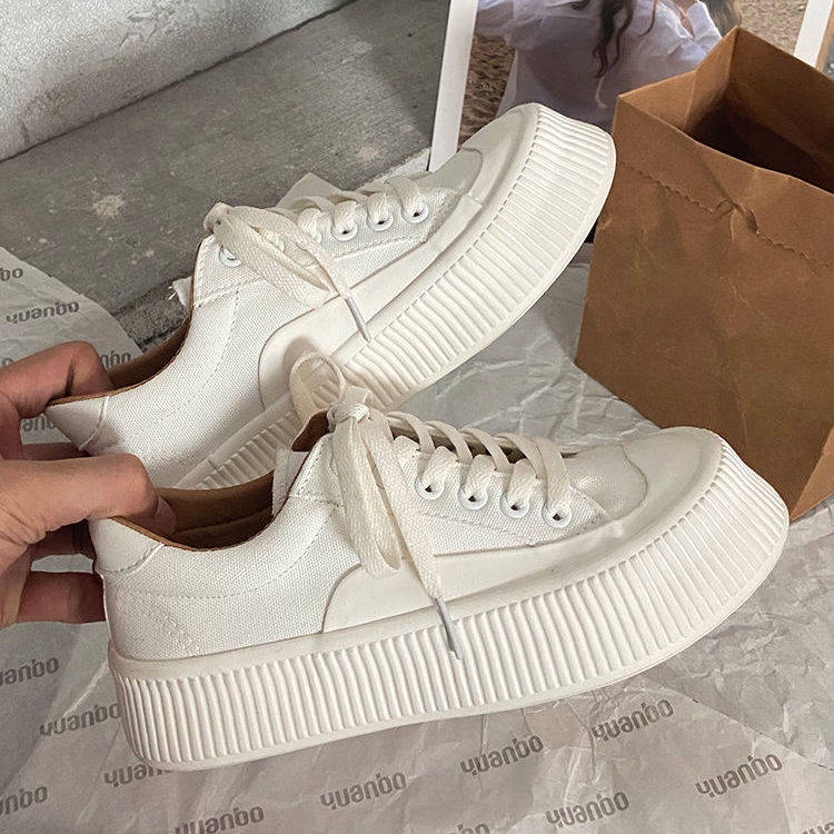 Giày Vải Canvas Mùa Hè Phong Cách Đường Phố Dễ Phối Đồ