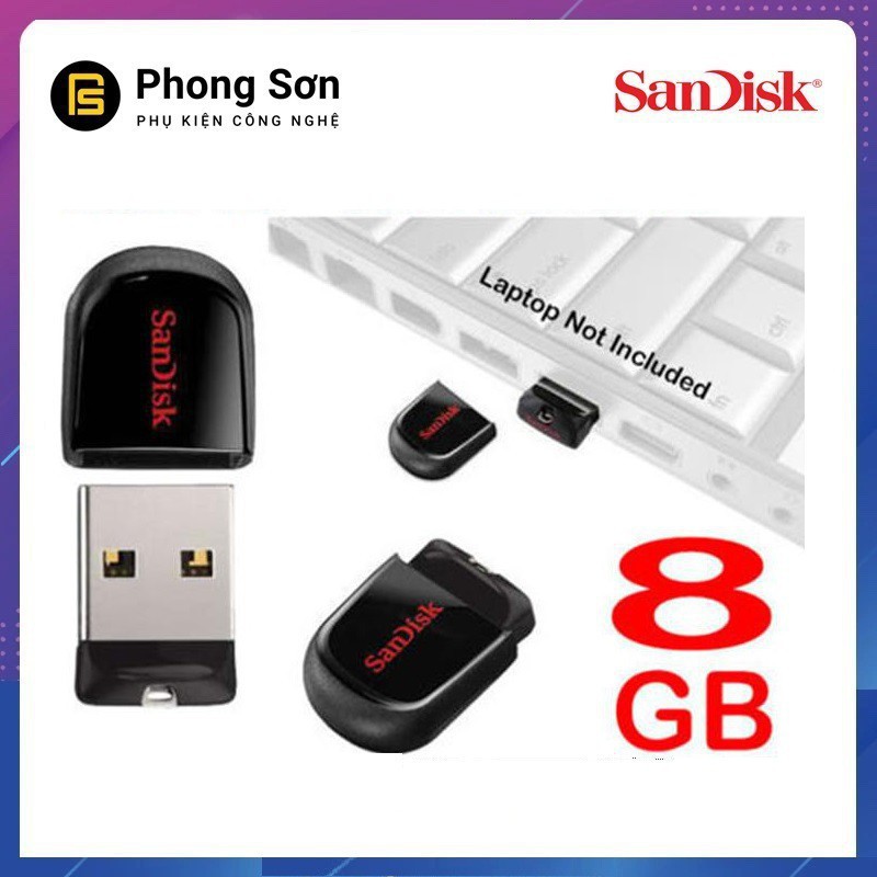 USB Sandisk 8GB 2.0 CZ33 FIT