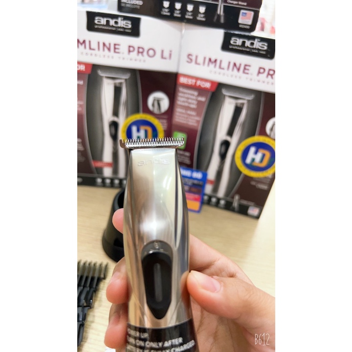 Tông đơ chấn viền Andis Slimline Pro Li bạc