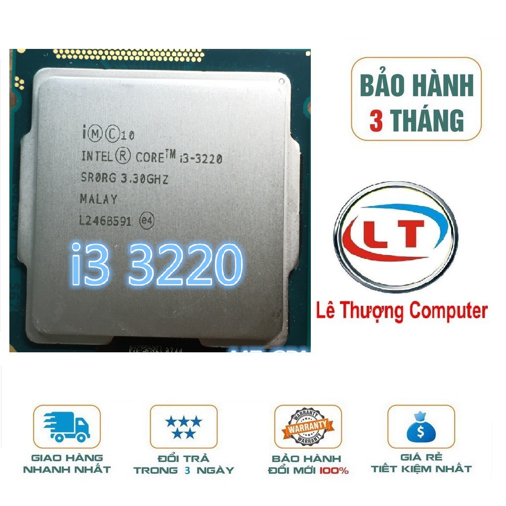 CPU Core i3 3220 dành cho H61 bóc main | WebRaoVat - webraovat.net.vn