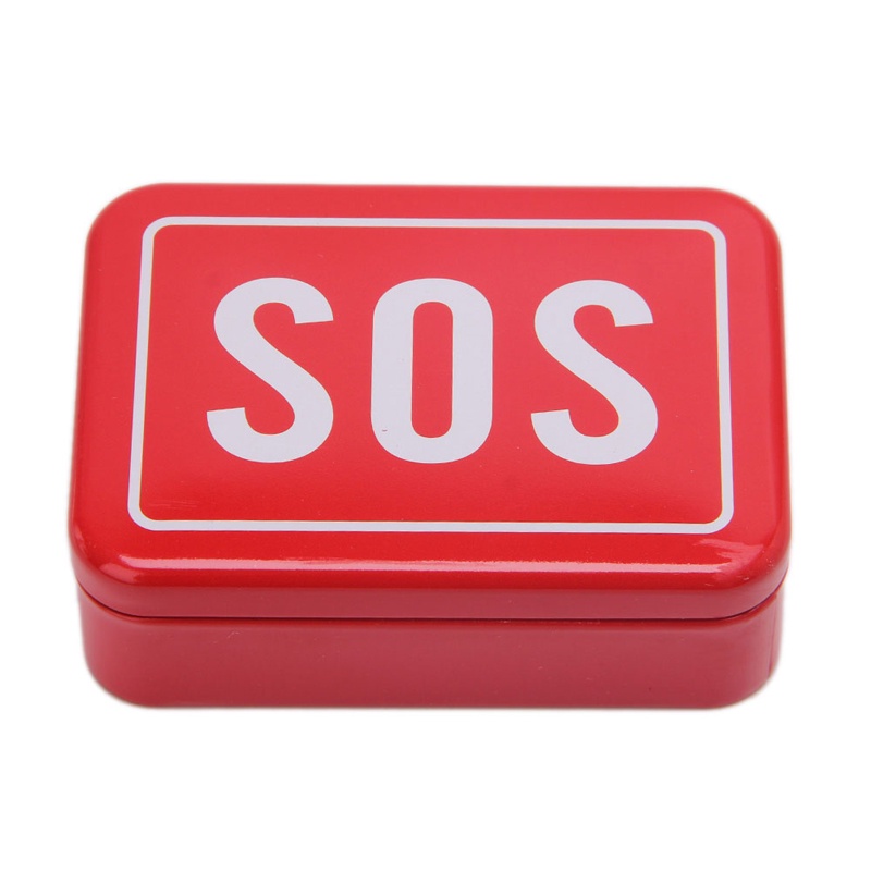 Wer sos Hộp Thiếc Đựng Bộ Dụng Cụ Sơ Cứu Sinh Tồn Đầu Tiên Cho Thuốc bo