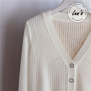 ÁO KHOÁC LEN CARDIGAN MỎNG LỬNG