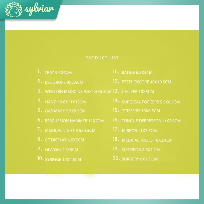 Bộ 20 Món Đồ Chơi Bác Sĩ Cho Bé