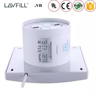 Quạt thông gió phòng vệ sinh 1 chiều với lỗ chờ 100 * 100mm Model LAVFILL LFWW-09EK