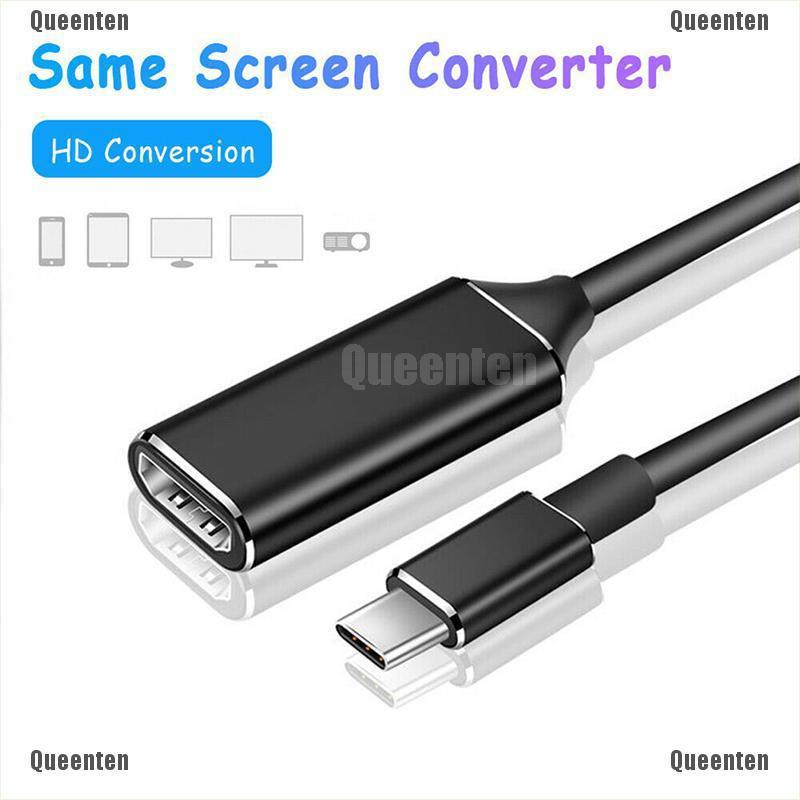 Đầu Chuyển Đổi Từ Type-C Sang Hdmi Hd Tv Usb 3.1 4k Cho Pc Laptop Điện Thoại