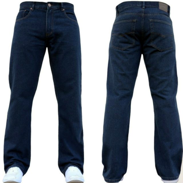 Quần jeans Nam ống suông vải cao cấp không phai màu quân giữ form ,đủ size đặc biệt có size cho người trên 100kg