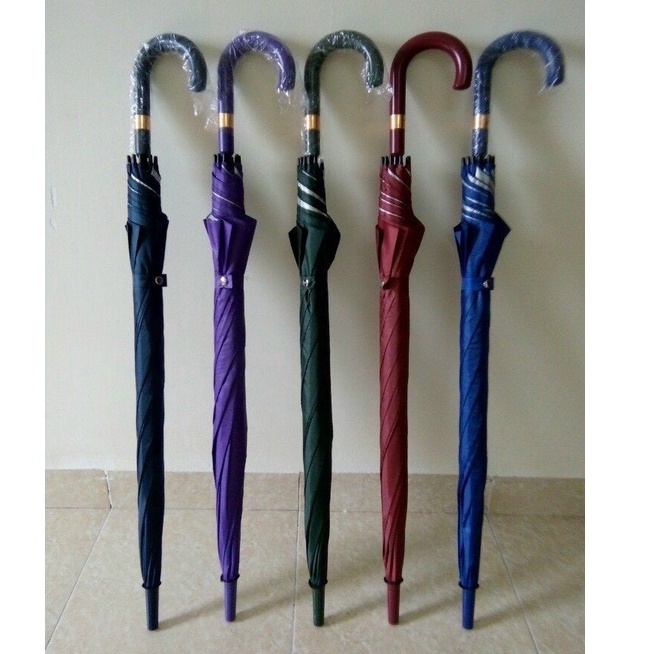 Ô Dù Cầm Tay Cán Dài Che Mưa Che Nắng, chống tia UV, loại SIÊU TO rộng 130cm, khung thép chắc chắn