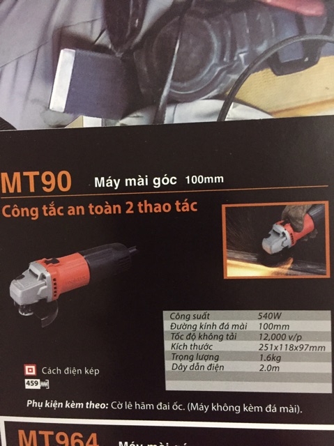 Máy mài góc Maktec MT90