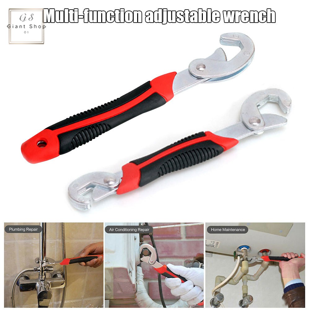 Multifunction Universal Adjustable Wrench Spanner Quick Snap Grip Tool