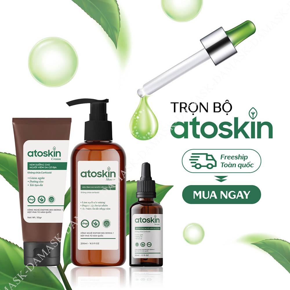 ATOSKIN - Bộ sản phẩm cho da cơ địa