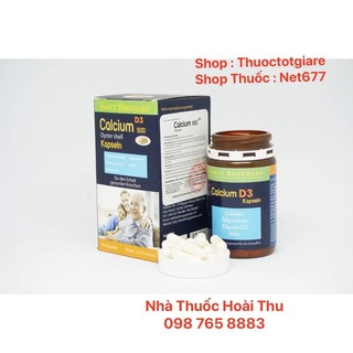 Calcium 600 D3 Oyster shell kapseln - Bổ sung canxi , chống loãng xương [ Chính hãng Đức]