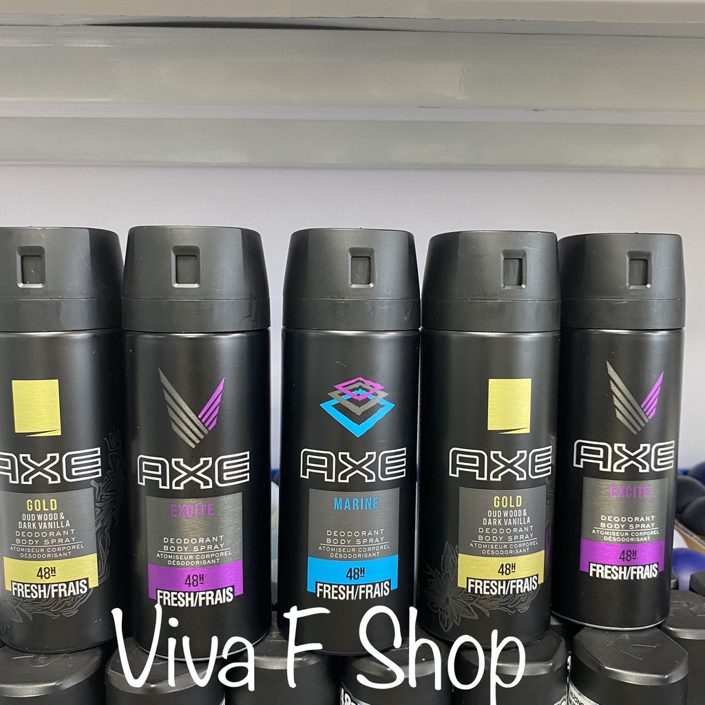 Chai xịt khử mùi nam Axe Gold/Excite/Marine 150ml |Xịt hôi nách nam Axe