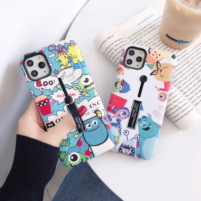 Ốp Điện Thoại Chống Sốc Có Giá Đỡ Hình Quái Vật Cho Iphone 6 6s 7 8 Plus X Xs Max Xr 11 Pro Max