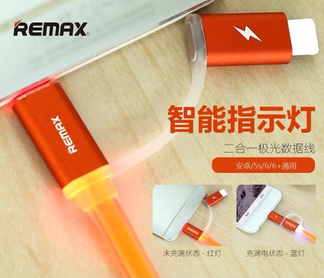 Sạc cable iphone Remax