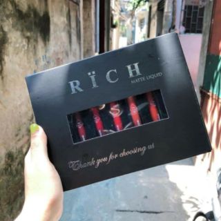 Rich Matte Liquid - Set full 5 màu son