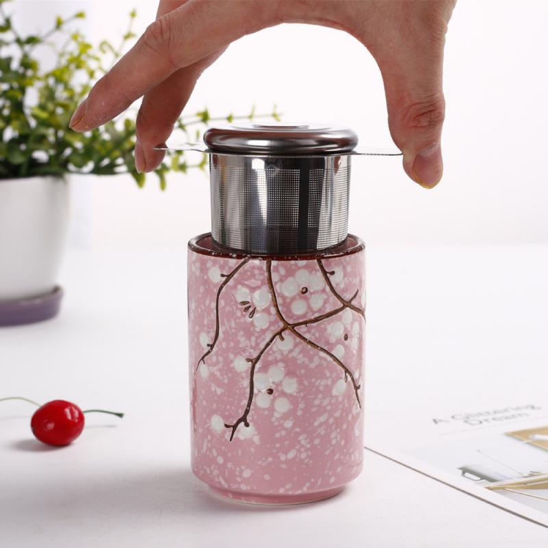 Dụng cụ lọc trà bằng thép không gỉ 304 có tay cầm đôi tái sử dụng