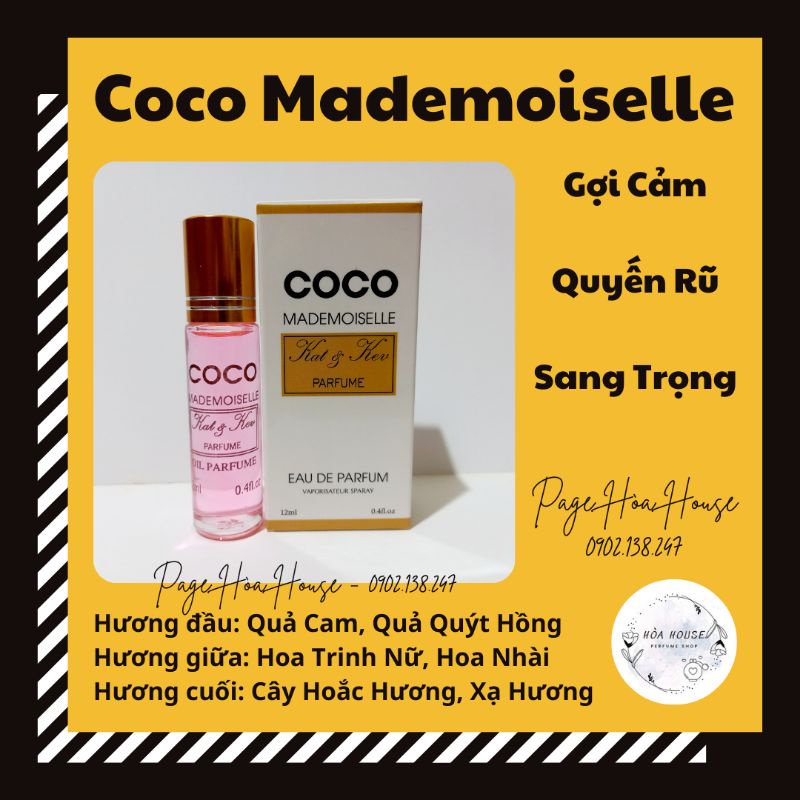 Tinh dầu lăn Kat & Kev 12ml - Cho Nam & Nữ