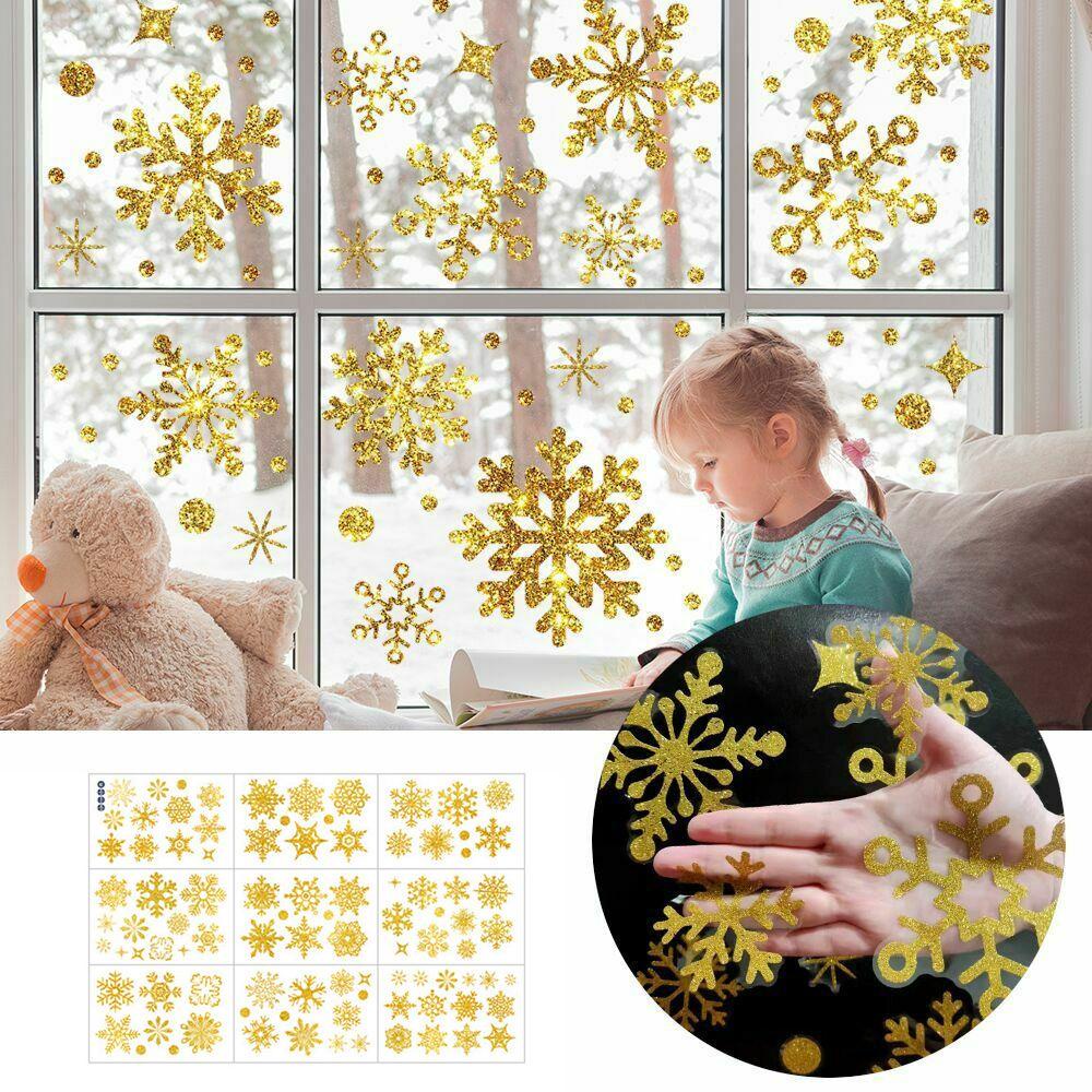 Set 9 Tấm Sticker Dán Cửa Sổ Trang Trí Tiệc Tùng