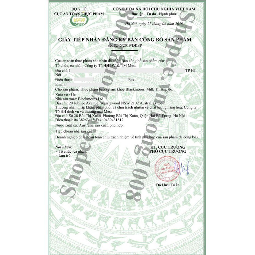 Viên Uống Hỗ Trợ Gan Milk Thistle Blackmore Của Úc 42 viên | Thế Giới Skin Care