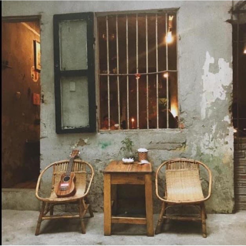 Ghế mây con sò tự nhiên