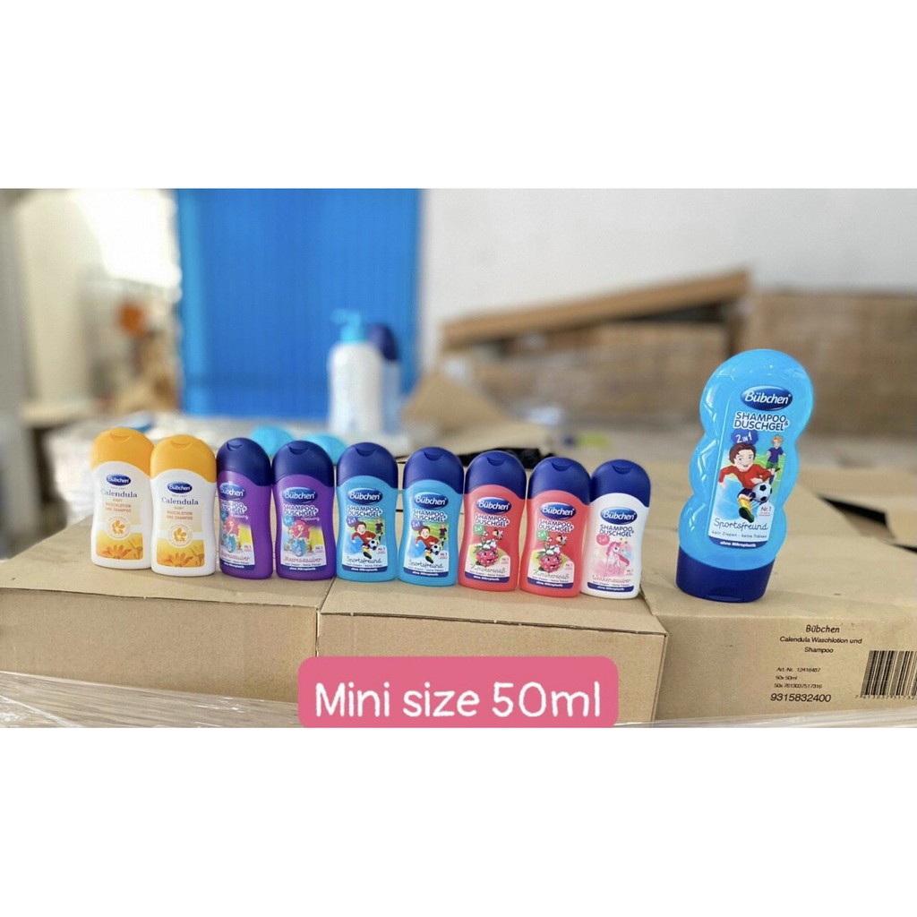 Dầu tắm, gội, xả Bubchen  cho bé