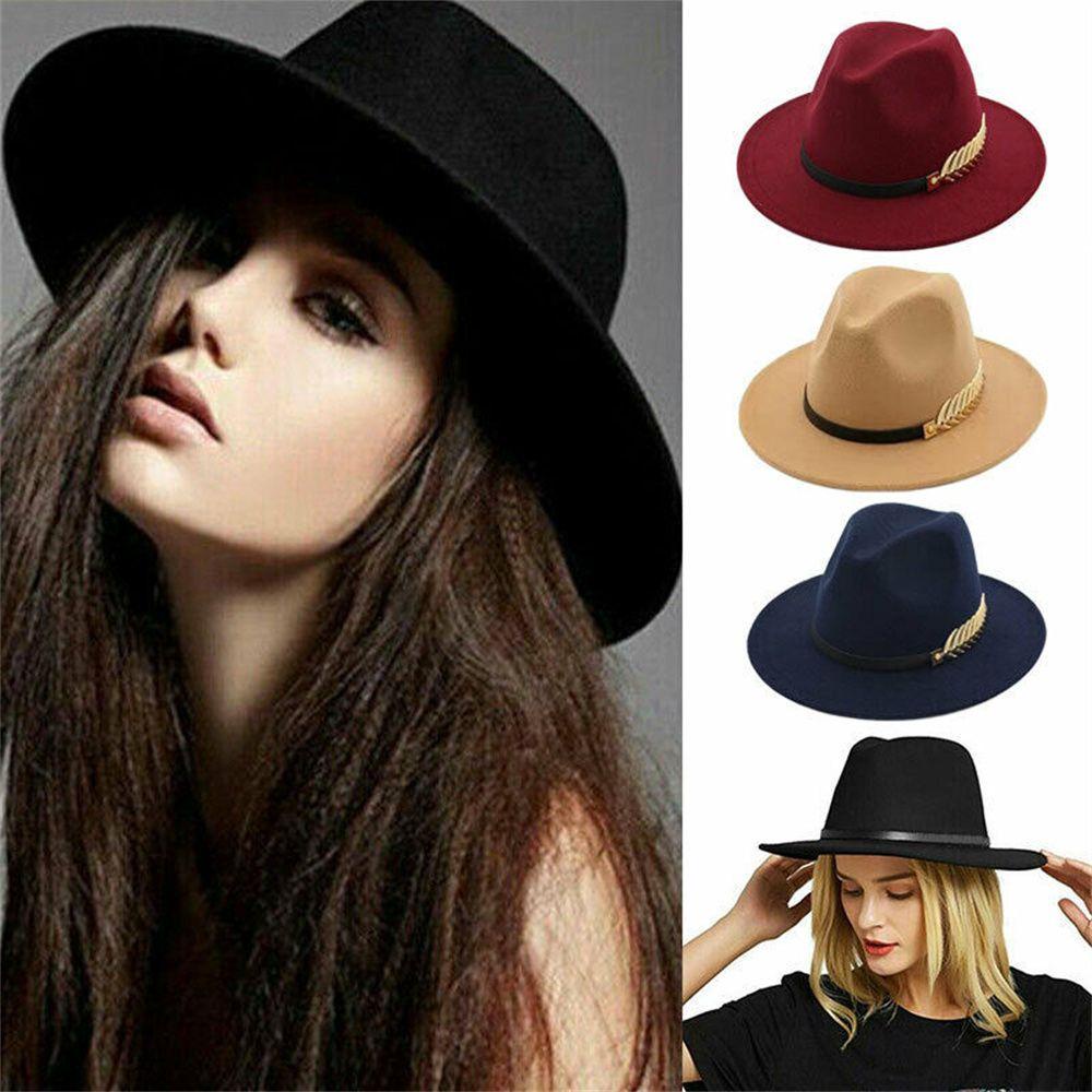 Mũ Len Mềm Vành Rộng Chống Nắng Thời Trang Thu Đông