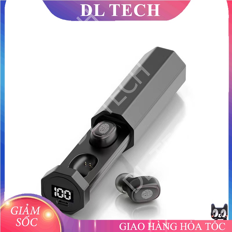 Tai Nghe Không Dây Bluetooth 5.0 MÃ A7 Điều Khiển Cảm Ứng Âm Thanh Nổi Chống Nước Kèm Hộp Sạc Chơi Game DL TECH
