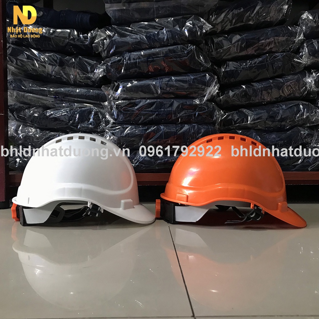 Nón bảo hộ lao động có lỗ thông hơi thoát khí - BB N011