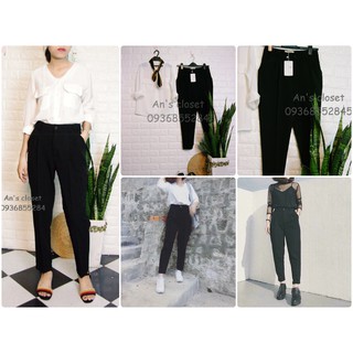 Quần tây baggy lưng cao