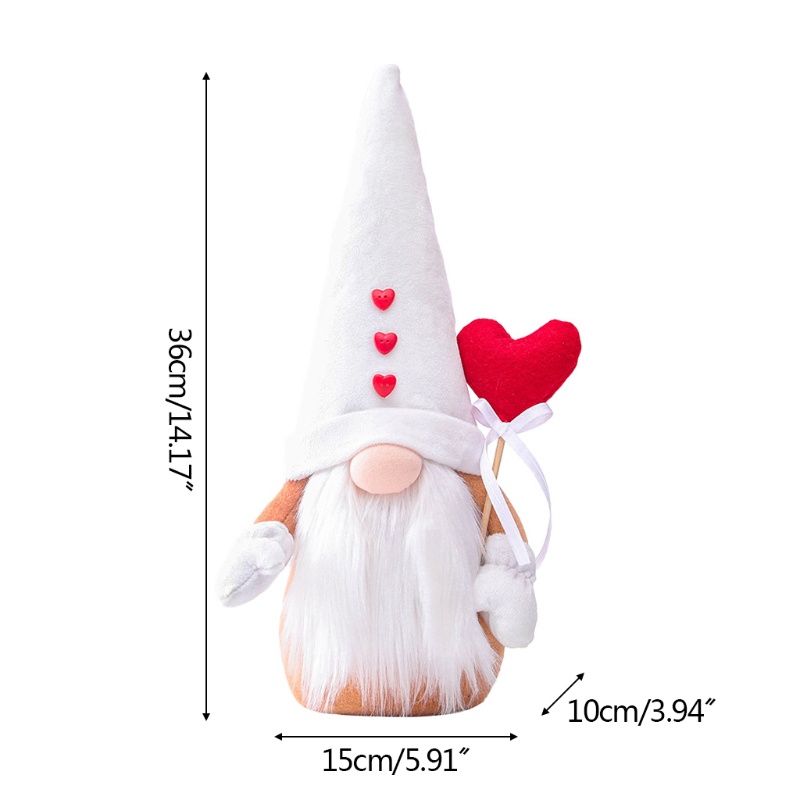 Búp Bê Yêu Tinh Mũ Gnome Dài Nhồi Bông Trang Trí Giáng Sinh