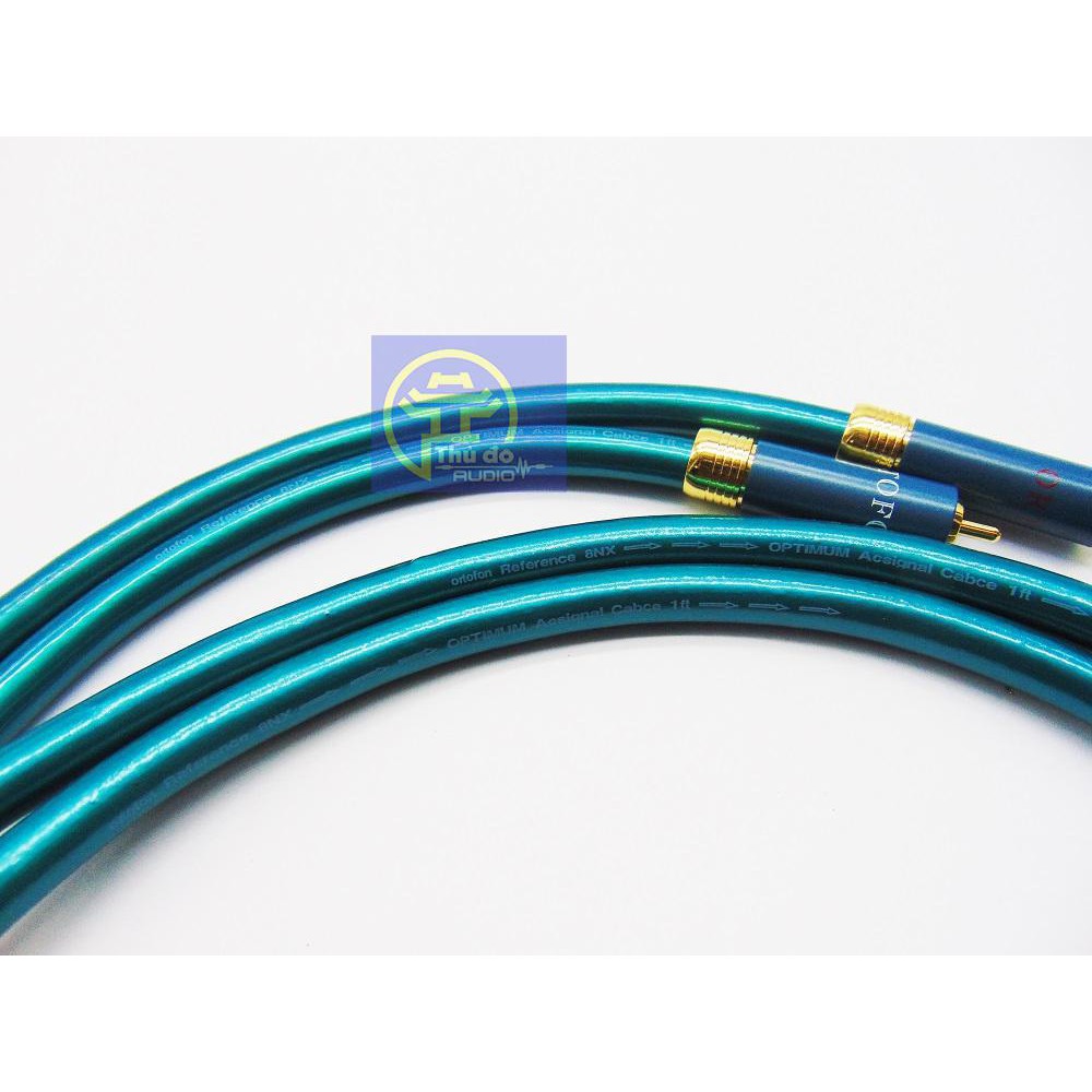 Cặp Dây tín hiệu âm thanh RCA ORTOFON chính hãng dài 1m - Dây AV ORTOFON 8NX REFERENCE dài từ 0.5m trở lên