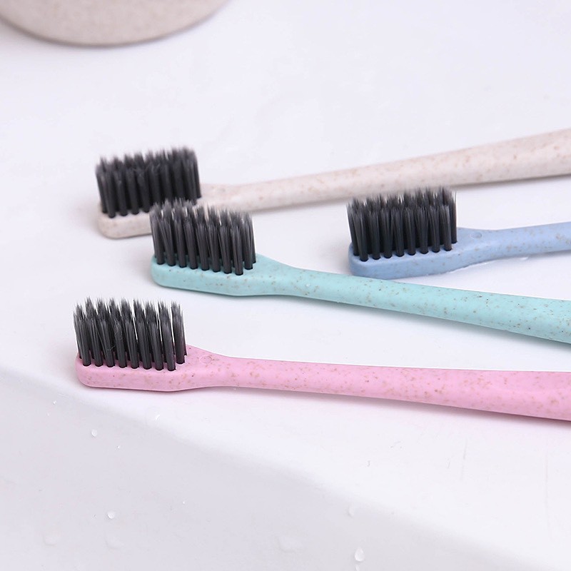 Set 10 cây bàn chải đánh răng lúa mạch tiện ích thân thiện với môi trường 88071 shop88