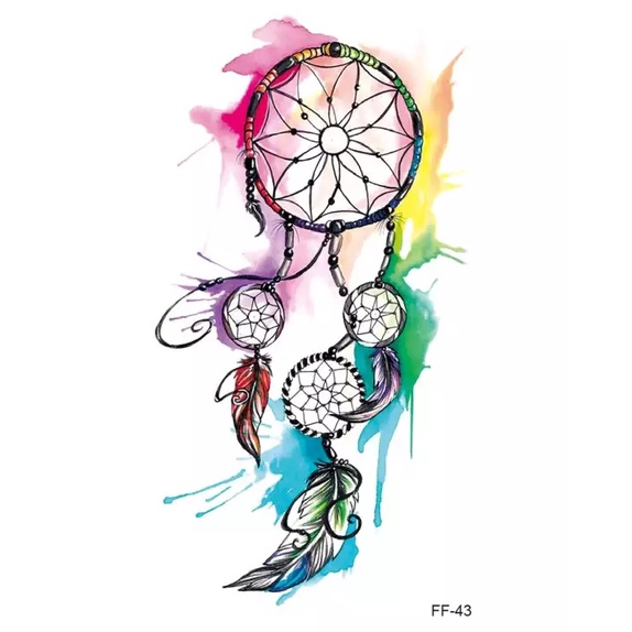 Miếng nhãn dán hình xăm tạm thời hình hoa mandala chống nước quyến rũ