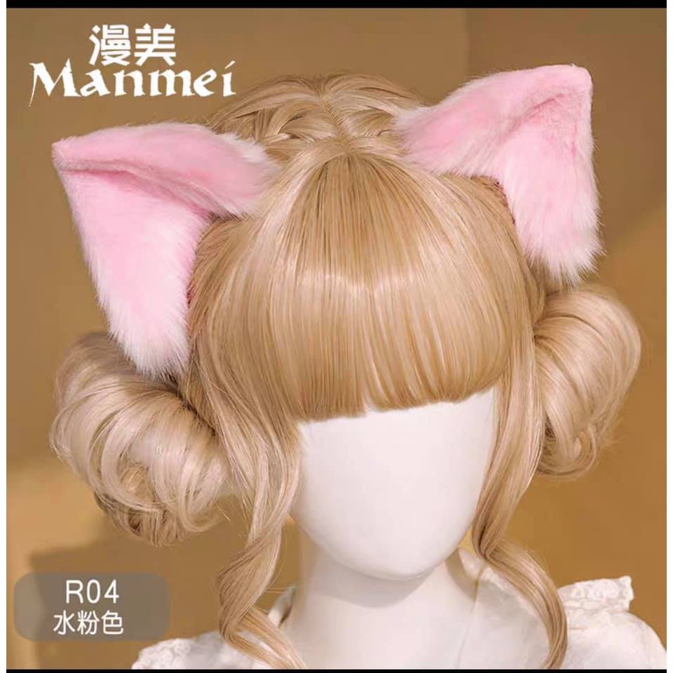 Tai mèo, cáo xù lông, cosplay nhiều màu