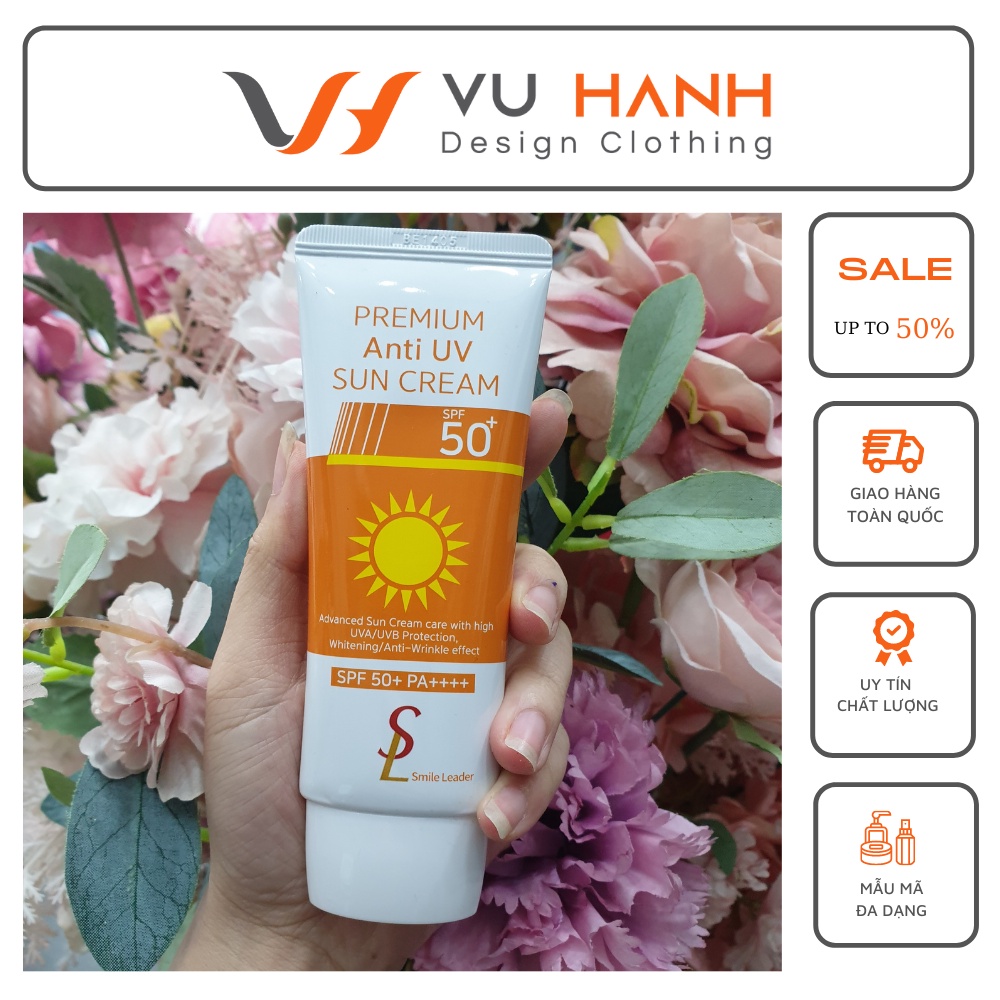 Kem Chống Nắng Hoá Smile Leader Premium Anti UV Sun Cream SPF 50+ PA++++